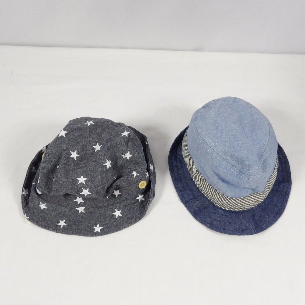 Bundle of 2 Baby Bucket Beach Sun Hats - Picture 2 of 8